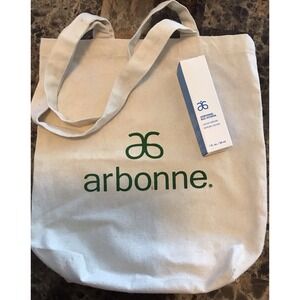 Arbonne Bio-Hydria Liquid Serum 1 Oz. 30ml Pump Brand New Exp 8/23 Canvas Bag